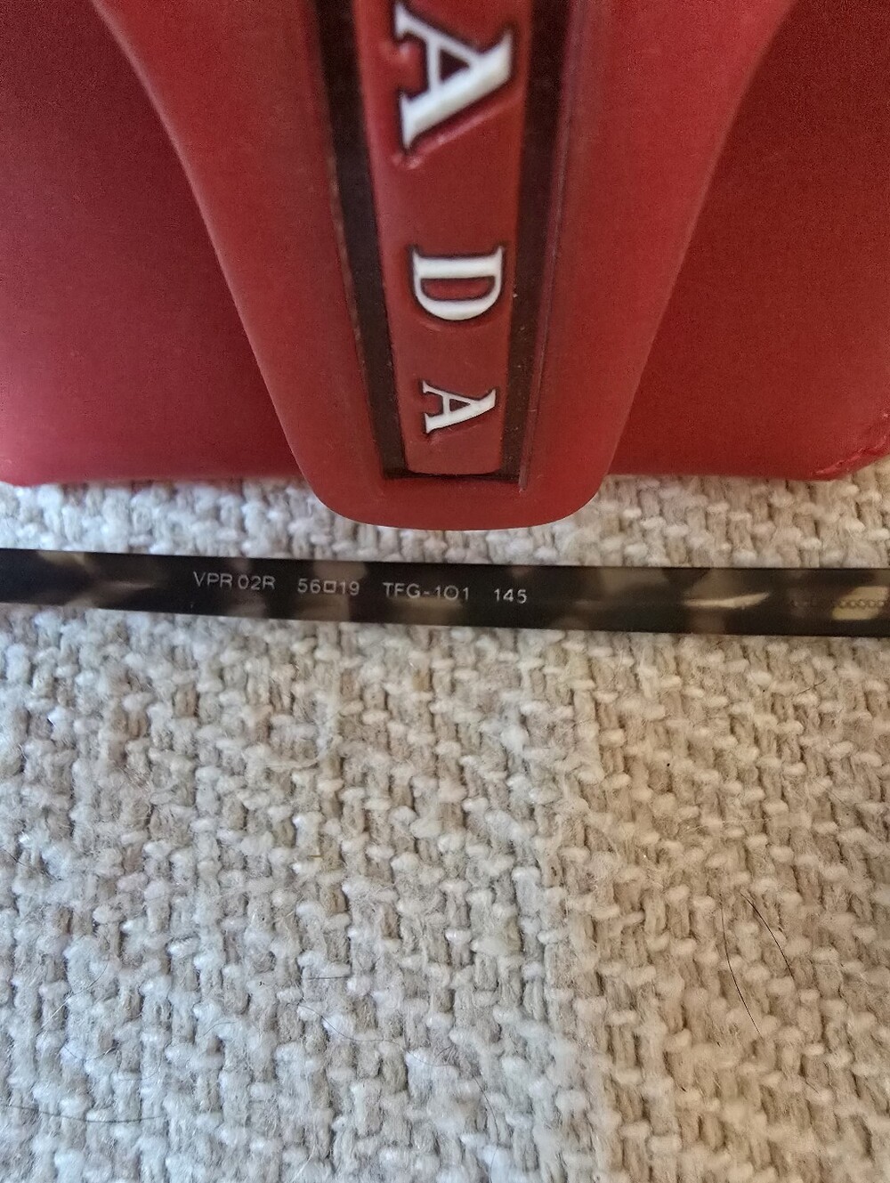 Fantastic Find! Prada Men's Black Tortoiseshell Eyeglasses with Red Case - Picture 4 of 8